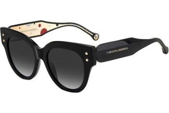 Sunčane naočale Carolina Herrera CH0008/S 807/9O Cat Eye Crni