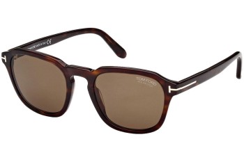 Sunčane naočale Tom Ford FT0931 52H Polarized Okrugao Havana