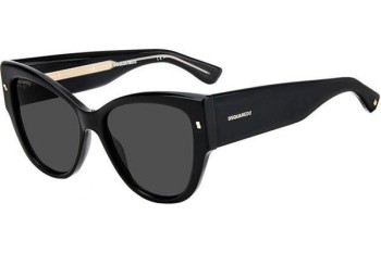 Sunčane naočale Dsquared2 D20016/S 2M2/IR Cat Eye Crni