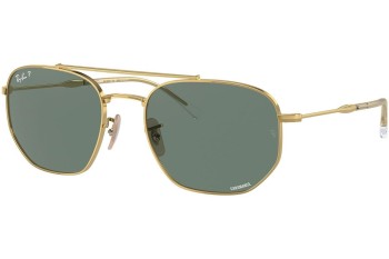 Sunčane naočale Ray-Ban RB3707 001/O9 Polarized Pilotski Zlatni