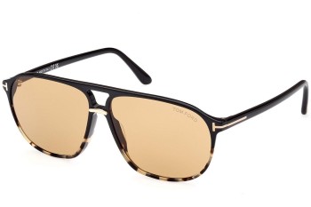 Sunčane naočale Tom Ford FT1026 05E Pilotski Crni