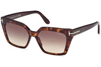 Sunčane naočale Tom Ford FT1030 52F Cat Eye Havana