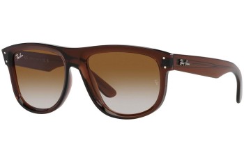 Sunčane naočale Ray-Ban Boyfriend Reverse RBR0501S 6709CB Kvadratni Smeđi