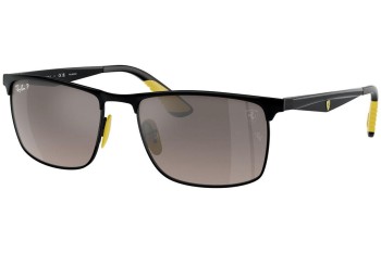 Sunčane naočale Ray-Ban RB3726M F0885J Polarized Pravokutan Crni