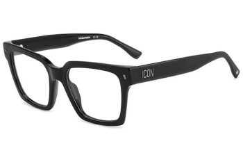 Naočale Dsquared2 ICON0019 807 Pravokutan Crni