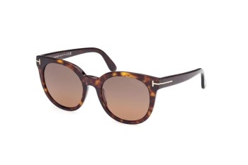 Sunčane naočale Tom Ford FT1109 52H Polarized Okrugao Havana