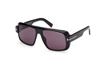 Sunčane naočale Tom Ford FT1101 01A Flat Top Crni