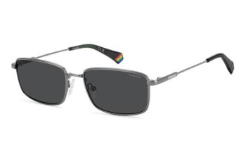 Sunčane naočale Polaroid PLD6227/S/X KJ1/M9 Polarized Pravokutan Sivi