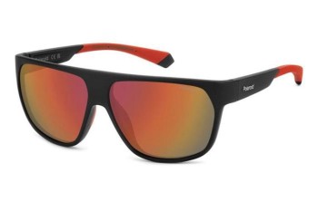 Sunčane naočale Polaroid PLD7053/S BLX/OZ Polarized Flat Top Crni