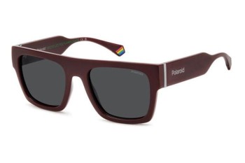 Sunčane naočale Polaroid PLD6224/S/X LHF/M9 Polarized Flat Top Crveni