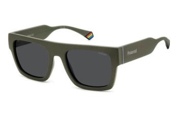 Sunčane naočale Polaroid PLD6224/S/X 3Y5/M9 Polarized Flat Top Zeleni