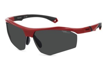 Sunčane naočale Polaroid PLD7055/S C9A/E3 Polarized Pravokutan Crveni