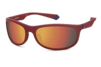 Sunčane naočale Polaroid PLD2154/S 0Z3/OZ Polarized Ovalni Crveni