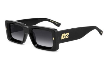 Sunčane naočale Dsquared2 D20142/S 807/9O Pravokutan Crni