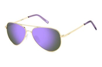 Sunčane naočale Polaroid Junior PLD8015/N HZJ/MF Polarized Pilotski Zlatni