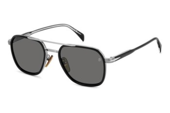 Sunčane naočale David Beckham DB1161/S 284/M9 Polarized Pravokutan Srebrni