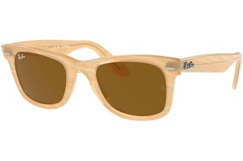 Sunčane naočale Ray-Ban Wayfarer Change Collection RB2140 140833 Kvadratni Smeđi