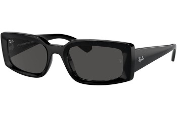 Sunčane naočale Ray-Ban Kiliane RB4395 667787 Pravokutan Crni