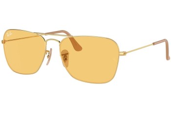 Sunčane naočale Ray-Ban Caravan RB3136 001/4A Pilotski Zlatni