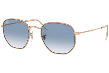 Sunčane naočale Ray-Ban Hexagonal RB3548 92023F Pilotski Zlatni