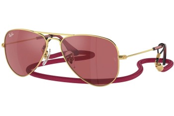 Sunčane naočale Ray-Ban Junior Aviator Junior RJ9506S 223/B5 Pilotski Zlatni