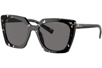 Sunčane naočale Prada PR23ZS 15S5Z1 Polarized Kvadratni Crni