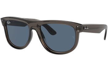 Sunčane naočale Ray-Ban Boyfriend Reverse RBR0501S 67073A Kvadratni Sivi