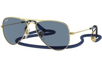 Sunčane naočale Ray-Ban Junior Aviator Junior RJ9506S 223/1U Pilotski Zlatni