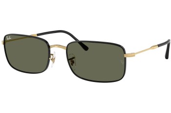 Sunčane naočale Ray-Ban RB3746 927158 Polarized Pravokutan Zlatni