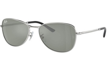 Sunčane naočale Ray-Ban RB3733 003/40 Pilotski Srebrni