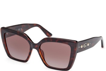 Sunčane naočale Guess GU00162 52F Cat Eye Havana