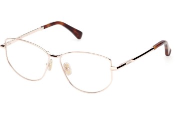 Naočale Max Mara MM5153 028 Cat Eye Zlatni