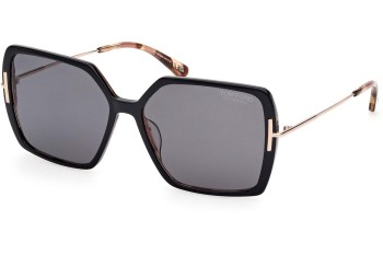 Sunčane naočale Tom Ford FT1039 05D Polarized Kvadratni Crni