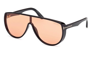 Sunčane naočale Tom Ford Achilles FT1182 05E Spojene | Shield Crni