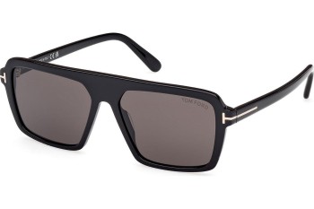 Sunčane naočale Tom Ford Vincent FT1176 01A Kvadratni Crni