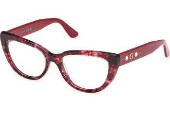 Naočale Guess GU50175 068 Cat Eye Crveni