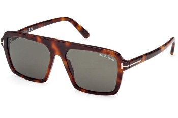 Sunčane naočale Tom Ford Vincent FT1176 53N Kvadratni Havana