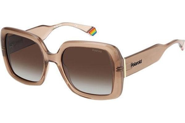 Sunčane naočale Polaroid PLD6168/S 10A/LA Polarized Kvadratni Bež