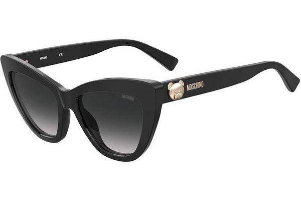 Sunčane naočale Moschino MOS122/S 807/9O Cat Eye Crni