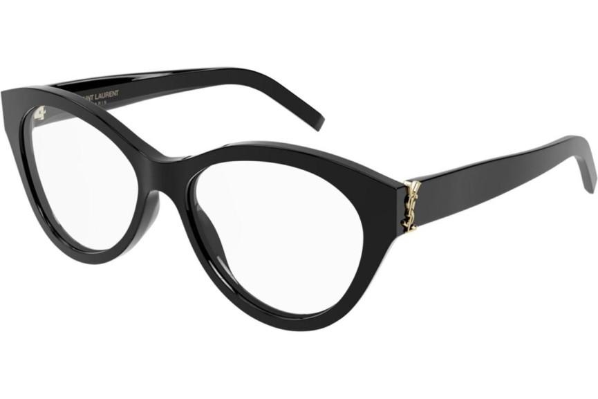 Naočale Saint Laurent SLM96 001 Cat Eye Crni