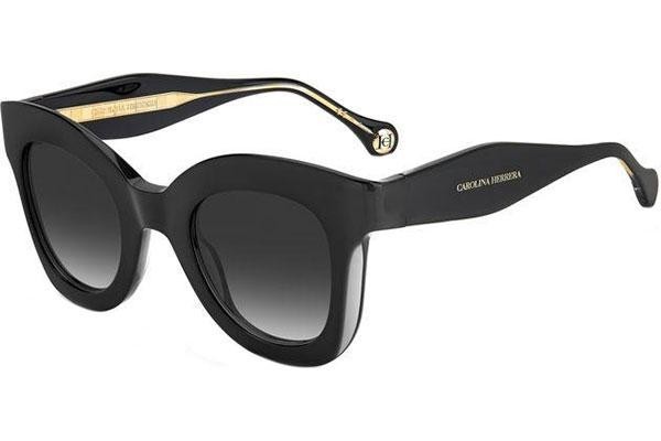 Sunčane naočale Carolina Herrera CH0014/S 08A/9O Cat Eye Crni