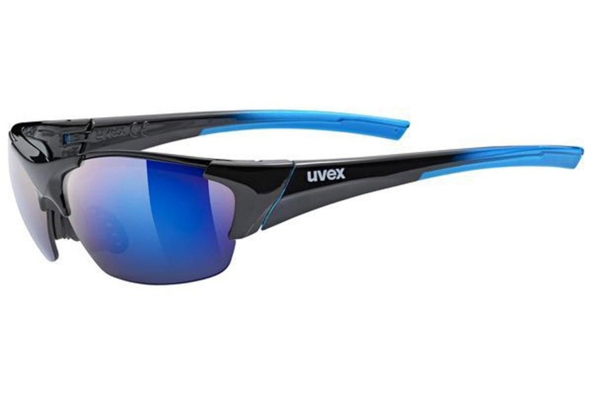 Sunčane naočale uvex blaze III set Black / Blue S3,S1,S0 Pravokutan Crni