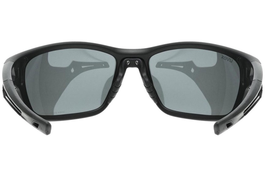 Sunčane naočale uvex sportstyle 232 P Black Mat S3 Polarized Pravokutan Crni