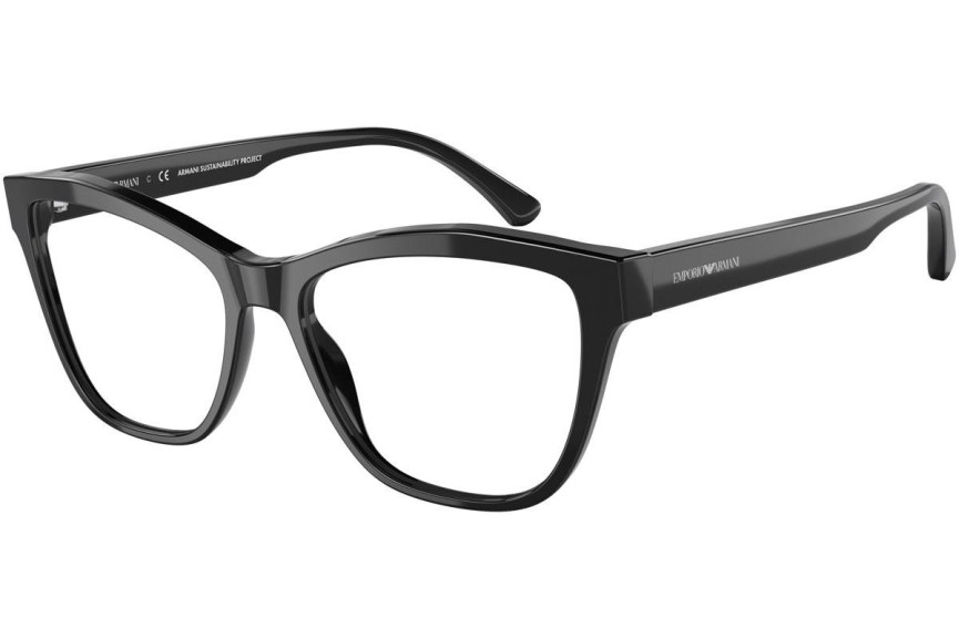 Naočale Emporio Armani EA3193 5875 Cat Eye Crni