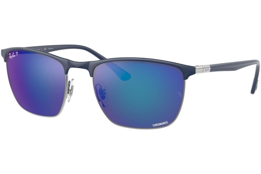 Sunčane naočale Ray-Ban Chromance Collection RB3686 92044L Polarized Kvadratni Plavi