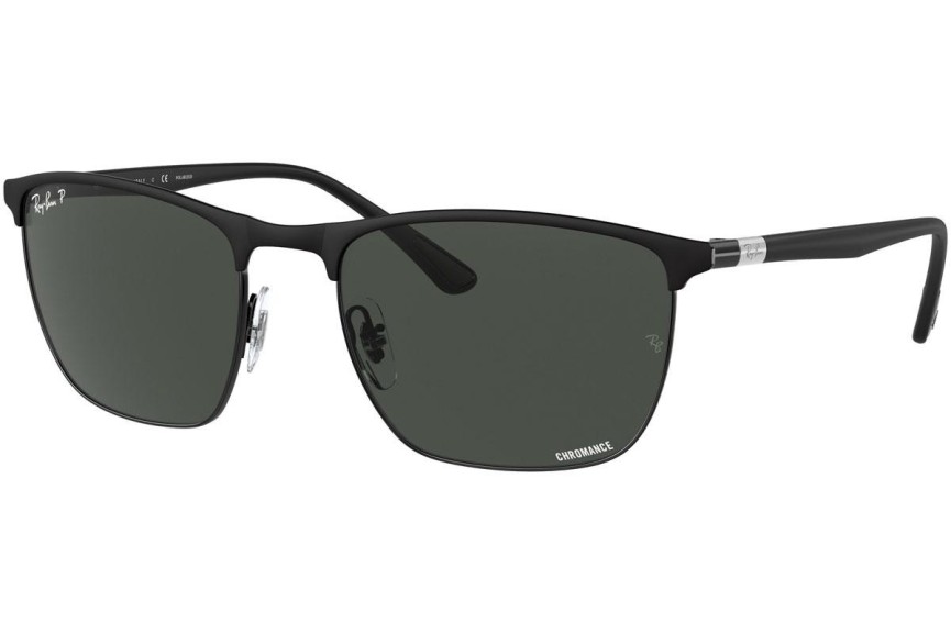 Sunčane naočale Ray-Ban Chromance Collection RB3686 186/K8 Polarized Kvadratni Crni