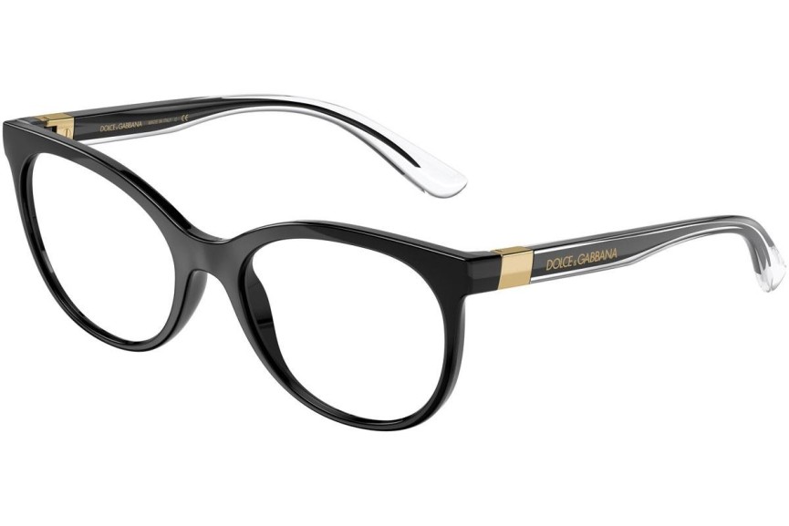 Naočale Dolce & Gabbana DG5084 501 Cat Eye Crni