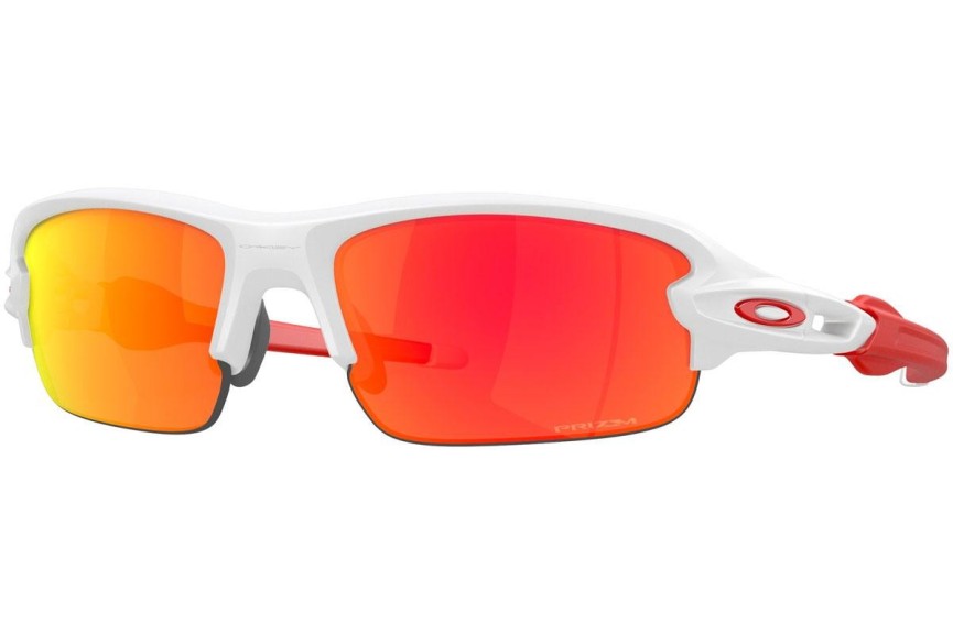 Sunčane naočale Oakley Flak XXS OJ9008-09 Pravokutan Bijeli