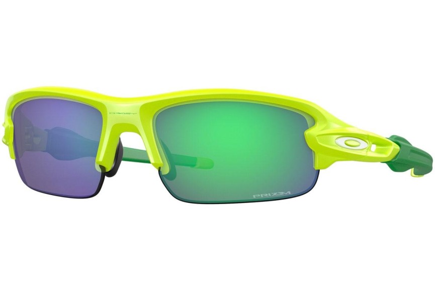 Sunčane naočale Oakley Flak XXS OJ9008-04 Pravokutan Zeleni