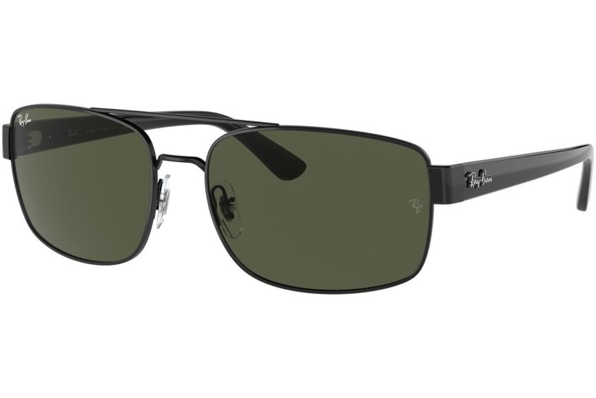 Sunčane naočale Ray-Ban RB3687 002/31 Pravokutan Crni